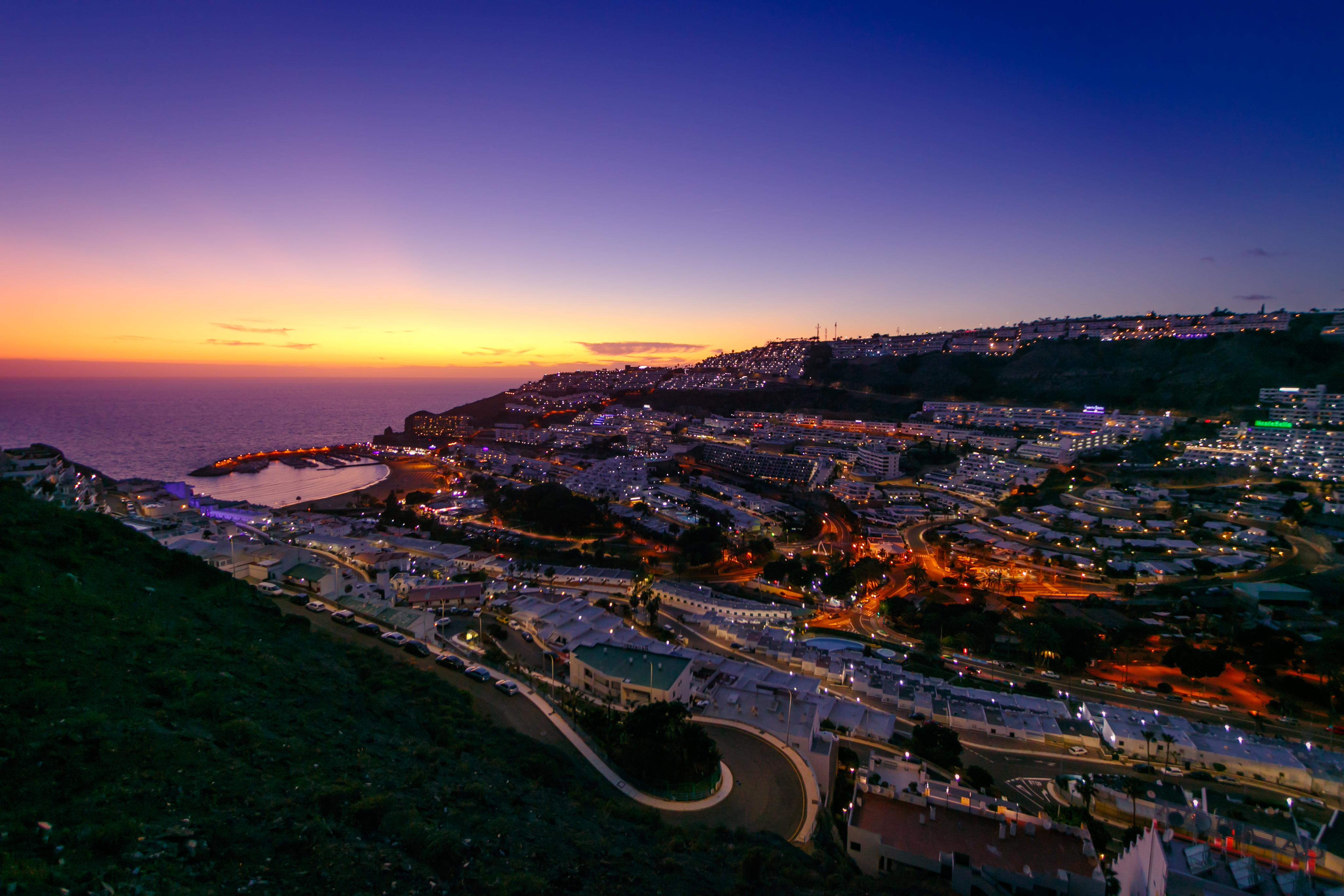 Puerto Rico in the evening