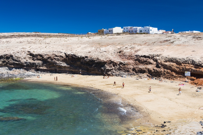 Agua Dulce nudist beach in east Gran Canaria