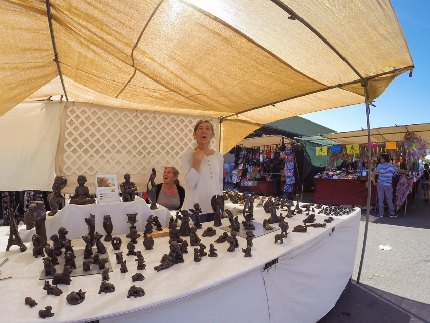 Stall at San Fernando market in Gran Canaria